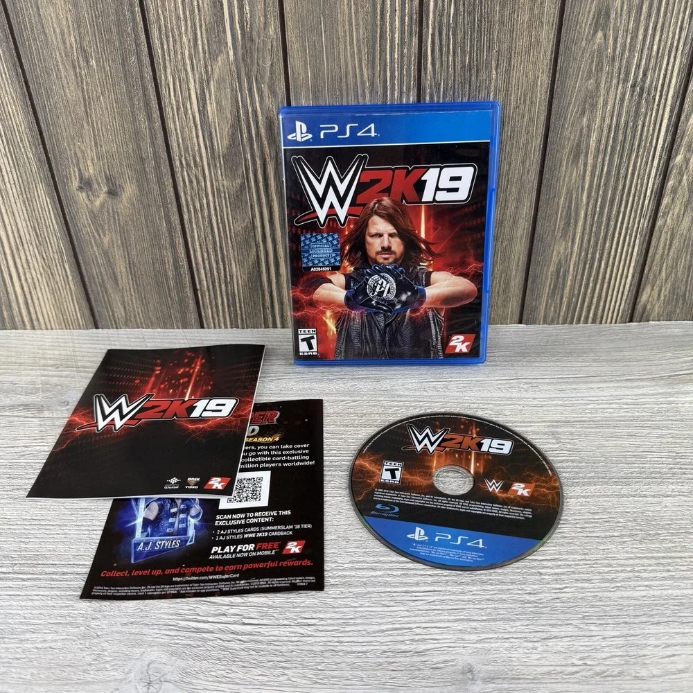 WWE 2K19 Complete In Box Tested And Working (PlayStation 4, 2018)
